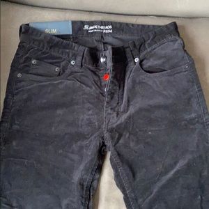 NWOT Jack Threads Men’s Corduroy SZ 30/32 Black